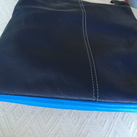 My Walit navy blue crossbody leather bag - Picture 6 of 7